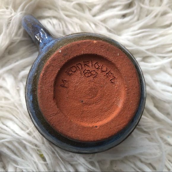 Vintage Studio Southwest Signed Pottery 8oz Mug - Picture 5 of 5